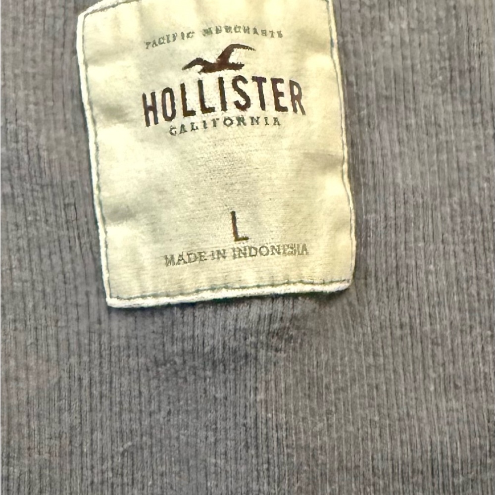 Hollister Gray Tank Top with Lace Accents vintage - Picture 2 of 2